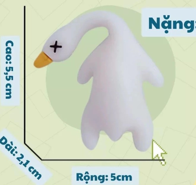 Móc Khóa Vịt Quay Đổi Màu, Đồ Chơi Trang Trí Sáng Tạo Khi Tiếp Xúc Ánh Nắng UV