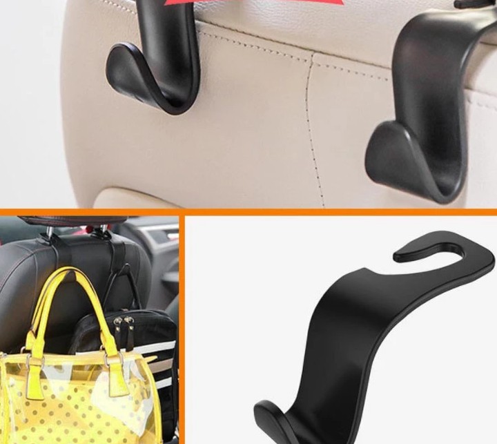 Móc Treo Chữ S Sau Ghế Ô Tô, Treo Đồ Gọn Gàng, Tiện Lợi Cho Mọi Dòng Xe