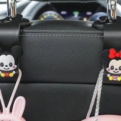 Móc Treo Đồ Sau Ghế Ô Tô Họa Tiết Hoạt Hình 3D, Phụ Kiện Trang Trí Dễ Thương, Tiện Lợi Cho Xe Hơi