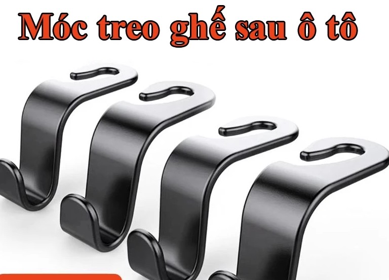 Móc Treo Đồ Sau Ghế Xe Ô Tô YIPAUTO, Nhỏ Gọn, Chịu Lực Cao, Giữ Khoang Xe Gọn Gàng