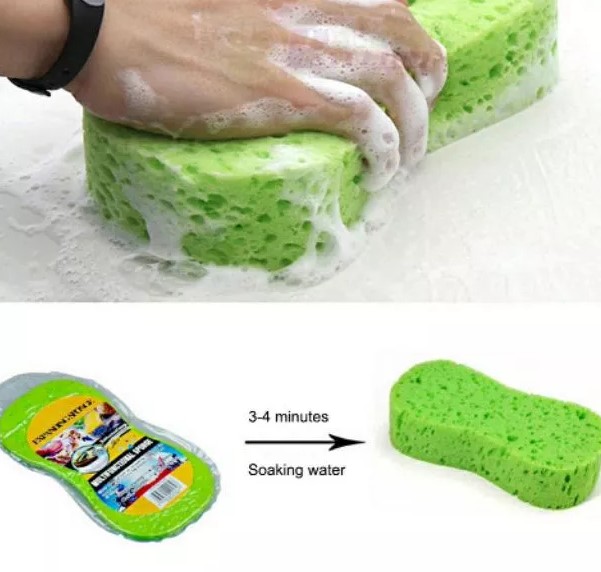 Mút Rửa Xe Chuyên Dụng Siêu Bọt, Siêu Mịn, Làm Sạch Ô Tô, Xe Máy Không Gây Trầy Xước