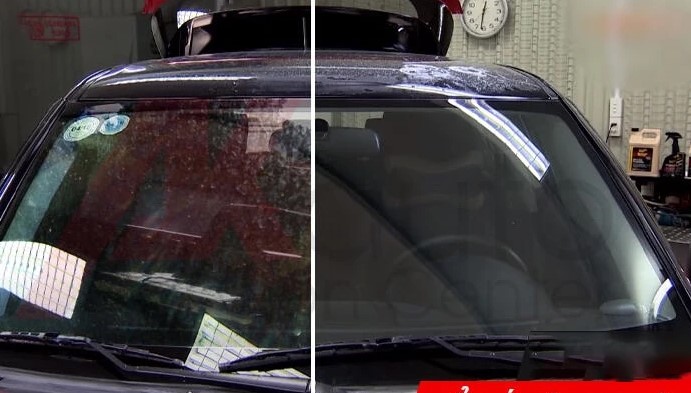 Mút Xốp Nỉ Tẩy Ố Kính Ô Tô Bằng Tay, Dùng Cho Kính Xe, Kính Nhà Tắm, Bể Cá