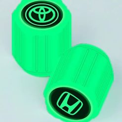 Nắp Van Bánh Xe Nhựa ABS Phát Sáng, Bảo Vệ Van, Tăng Thẩm Mỹ Cho Xe