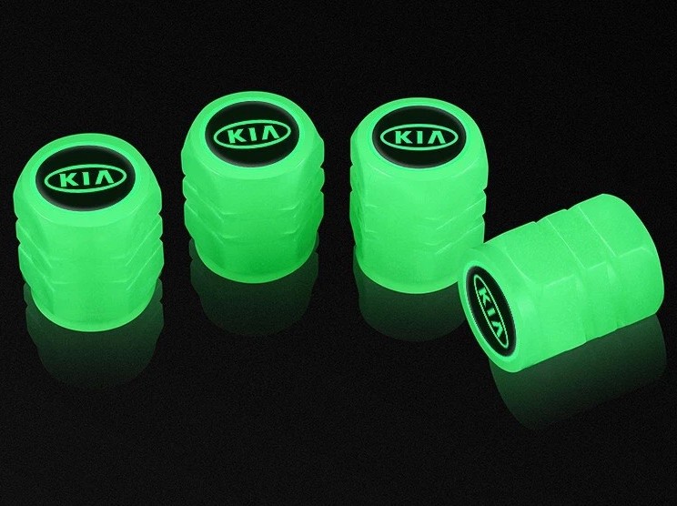 Nắp Van Bánh Xe Nhựa ABS Phát Sáng, Bảo Vệ Van, Tăng Thẩm Mỹ Cho Xe