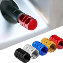 Nắp Van Lốp Bánh Xe Hợp Kim Nhôm Cao Cấp, Bảo Vệ Van & Trang Trí Bánh Xe, Mọi Loại Xe