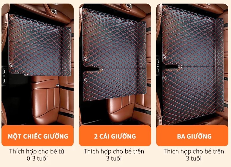 Nệm Xe Ô Tô Cao Cấp 5 Lớp Dễ Gấp Gọn Chịu Tải Tốt Bảo Hành 2 Năm