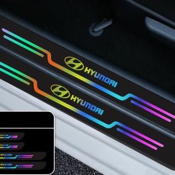 Nẹp Dán Chống Trầy Xước Bảo Vệ Bậc Cửa Xe Hơi, Miếng Dán Phản Quang Dành Cho Bậc Cửa Ô Tô