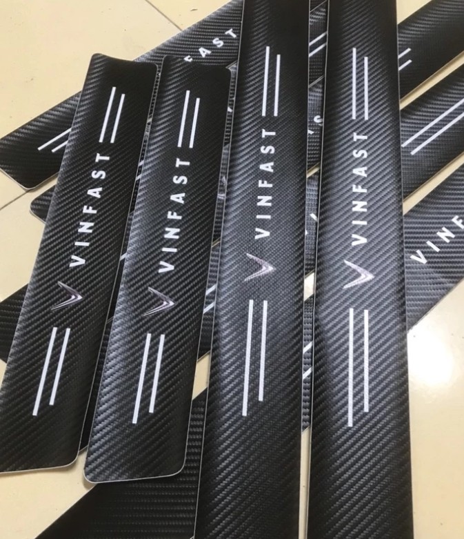 Nẹp Dán Chống Xước Bậc Cửa & Bậc Cốp VinFast VF5, VF3, VF5, VF9, VF8, VF6, VF7, Fadil, Herio, Nerio, Limo Green