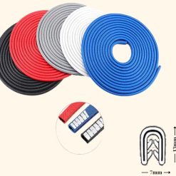 Nẹp Viền Cửa Xe Hơi Chống Va Chạm Chữ U Lõi Thép, Bảo Vệ Mép Cửa Tối Ưu