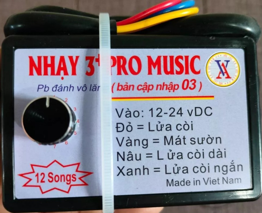 Nhại Còi 3 Pro 8 Bài, Giải Pháp Âm Thanh Đa Dạng Cho Xe Ô Tô, Xe Tải 12V & 24V