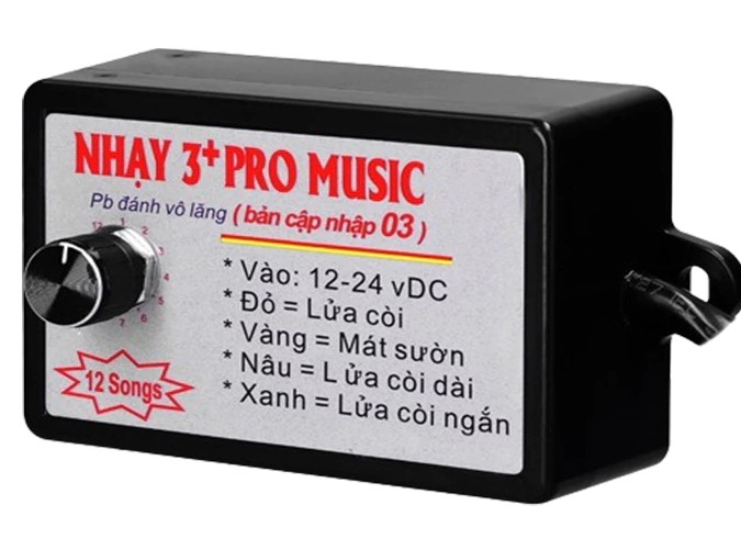Nhại Còi 3 Pro 8 Bài, Giải Pháp Âm Thanh Đa Dạng Cho Xe Ô Tô, Xe Tải 12V & 24V