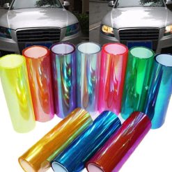 Nhãn Dán Trang Trí Đèn Pha Xe Ô Tô, Kích Thước 60cm x 30cm