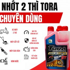 Nhớt 2 Thì TORA Dầu Pha Xăng Chuyên Dụng Cho Động Cơ 2 Thì