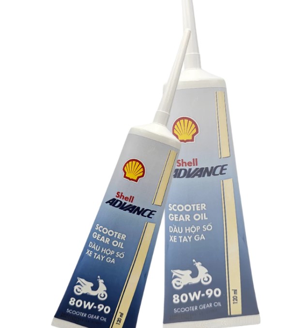 Nhớt Hộp Số (Nhớt Láp) Xe Tay Ga Shell Thailand Advance Scooter Gear 80W90 120ML