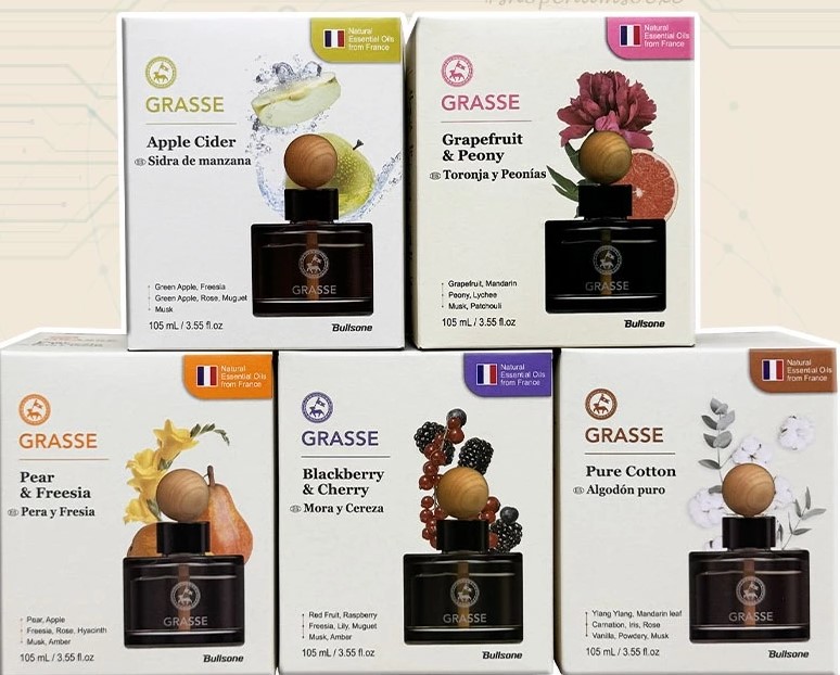 Nước Hoa Grasse Cho Xe Hơi Và Phòng Hương Trái Cây Hoa Cỏ Tinh Tế, Chuẩn Nước Hoa Cao Cấp