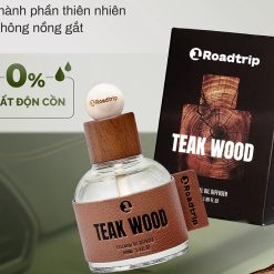 Nước Hoa Ô Tô Cao Cấp 1Roadtrip 100ml Hương Teak Wood, Tinh Dầu Thiên Nhiên, Khử Mùi & Chống Say Xe