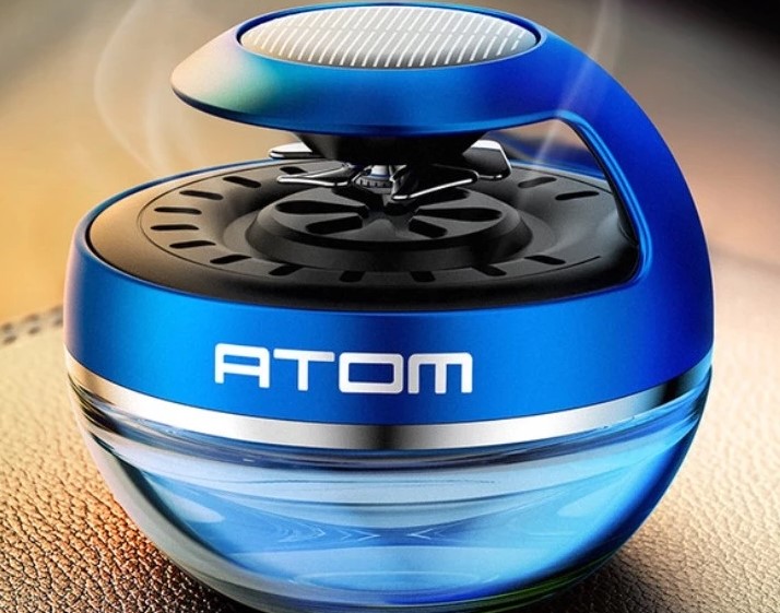 Nước Hoa Ô Tô Cao Cấp Atom 55ml, Khử Mùi, Lọc Không Khí & Chống Say Xe
