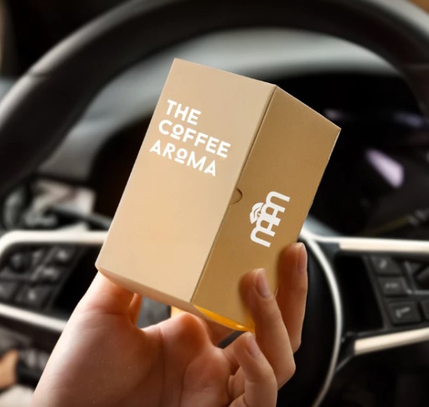 Nước Hoa Ô Tô Cao Cấp Hương Cà Phê Mầm Aroma, Khử Mùi Xe Hơi, Hương Coffee, Không Gây Say Xe