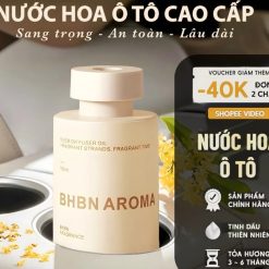 Nước Hoa Ô Tô Cao Cấp Khử Mùi Ô Tô Lõi Bông Khuếch Tán, Tinh Dầu Thiên Nhiên, Không Gây Say Xe