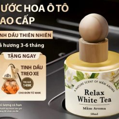 Nước Hoa Ô Tô Cao Cấp Mầm Aroma, Khử Mùi Xe, Hương Tinh Dầu, Không Gây Say Xe