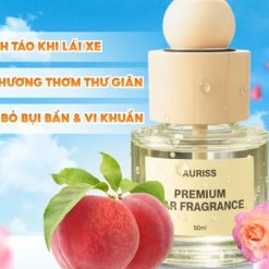 Nước Hoa Ô Tô Hương Chanh Sả 50ml Cao Cấp, Khử Mùi, Chống Say Xe & Tạo Không Gian Thư Giãn