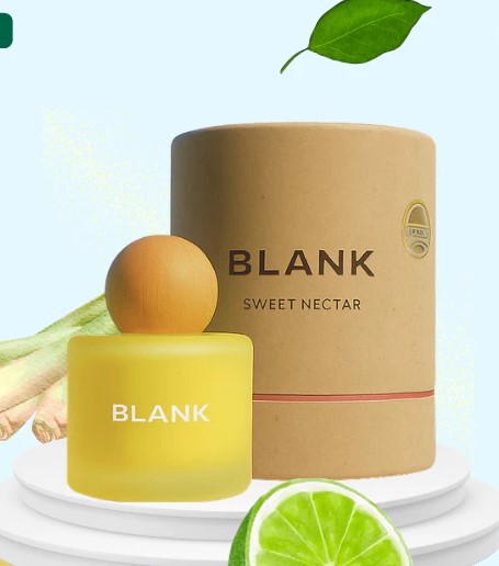 Nước Hoa Ô Tô Hương Sả Chanh BLANK 50ML Nhập Khẩu, Thơm Dịu Nhẹ, Khử Mùi, Chống Say Xe