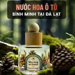 Nước Hoa Ô Tô Mùi Gỗ Morning At Da Lat HENY GARDEN, Tinh Dầu Thơm Xe Ô Tô Khử Mùi, Chống Say Xe