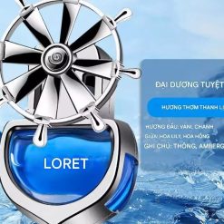 Nước Hoa Ô Tô Xoay Cánh Theo Gió Cài Cửa Gió Điều Hòa Khuếch Tán Tinh Dầu Tự Nhiên