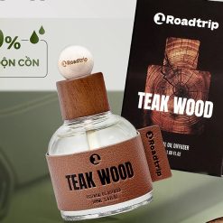 Nước Hoa Xe Ô Tô 1Roadtrip Hương Teak Wood, Tinh Dầu Thiên Nhiên, Khử Mùi & Chống Say Xe