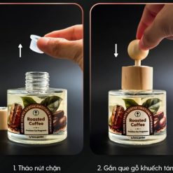 Nước Hoa Xe Ô Tô HENY GARDEN Peach & Seasalt Khử Mùi Chống Say Xe