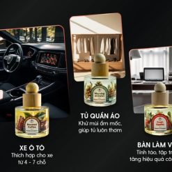 Nước Hoa Xe Ô Tô HENY GARDEN Tinh Dầu Thơm Xe Hơi Hương Thư Giãn Tự Nhiên