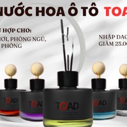 Nước Hoa Xe Ô Tô TOAD Cao Cấp Khử Mùi Xe Hơi Thơm Dịu Nhẹ, Dễ Chịu