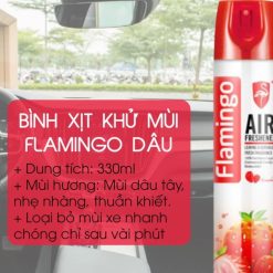 Nước Hoa Xịt Khử Mùi Hôi Ô Tô Flamingo F011 330ml Khử Mùi Xe Mới & Nội Thất