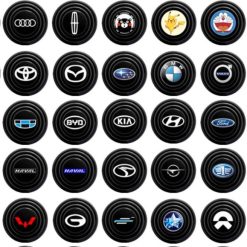 Nút Cao Su Giảm Chấn Chống Sốc Bảo Vệ Cửa Ô Tô, Giảm Lực Đóng/Mở, Có Phản Quang Ban Đêm