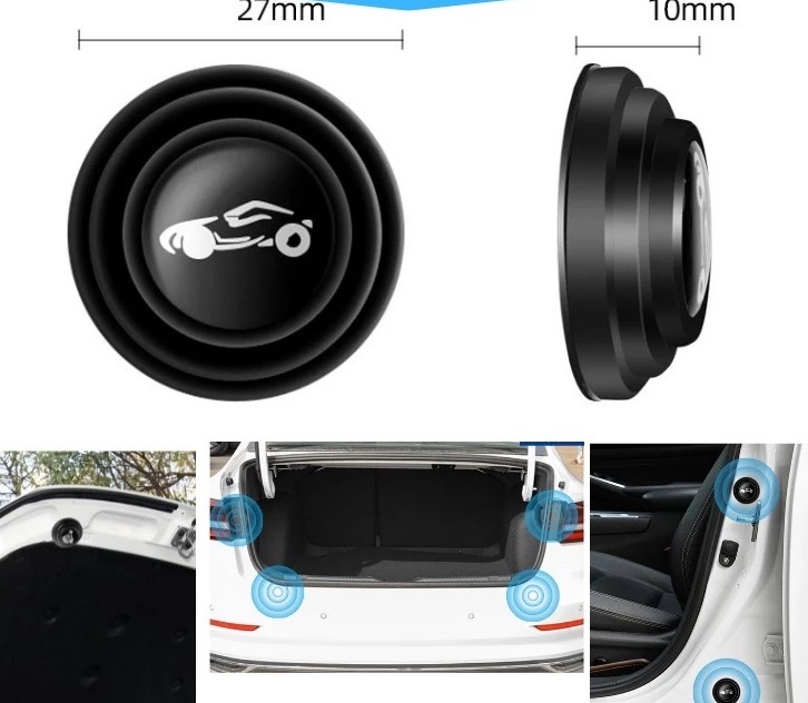 Nút Cao Su Giảm Chấn Cửa Ô Tô, Giảm Ồn, Bảo Vệ Xe Hiệu Quả