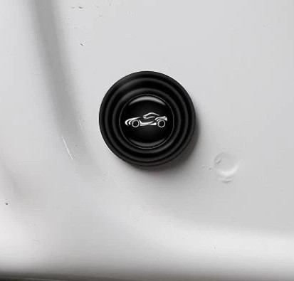 Nút Dán Giảm Lực Đóng Cửa Ô Tô, Miếng Dán Chống Sốc Giảm Chấn Đóng/Mở Xe