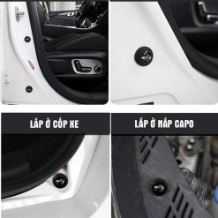 Nút Giảm Chấn, Giảm Lực Đóng Cửa Ô Tô, Bộ Đệm Cao Su Chống Va Đập & Chống Ồn Cho Cánh Cửa Xe Hơi