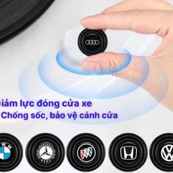 Nút Giảm Chấn Ô Tô, Miếng Dán Giảm Lực Đóng Cửa, Chống Sốc, Bảo Vệ Cửa Xe Toàn Diện
