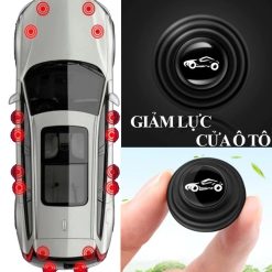 Nút Giảm Chấn Ô Tô XCHAT In Logo Hãng Xe, Giảm Lực Đóng Cửa & Bảo Vệ Cánh Cửa Xe