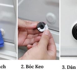 Nút Giảm Chấn Xe Ô Tô, Miếng Dán Giảm Lực Đóng Cửa, Chống Sốc, Chống Va Đập | Khải Huy Scar