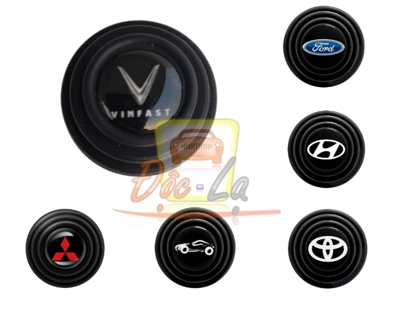 Nút Giảm Lực Đóng Cửa Ô Tô, Đệm Giảm Chấn, Miếng Dán Chống Sốc | Đầy Đủ Logo Các Hãng Xe