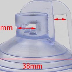 Nút Hít Kính Giác Hút Silicon Có Kẹp, Phụ Kiện Gắn Tấm Chắn Nắng Ô Tô Tiện Lợi, Bám Chắc