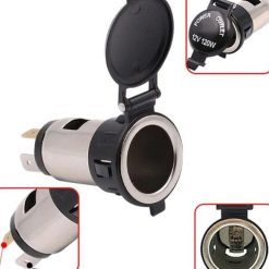 Ổ Cắm Nguồn Đầu Tẩu Xe Ô Tô (Đuôi Cái) 12V An Toàn, Dễ Lắp Đặt