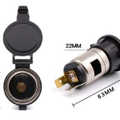 Ổ Cắm Nguồn Đầu Tẩu Xe Ô Tô (Đuôi Cái) 12V An Toàn, Dễ Lắp Đặt