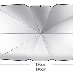 Ô Che Nắng Kính Chắn Gió Ô Tô UPF50+ Chống Tia Cực Tím, Giảm Nhiệt, Dễ Gấp Gọn