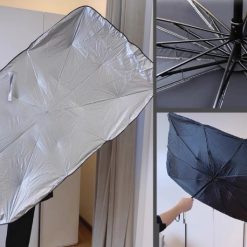 Ô Che Nắng Ô Tô Cao Cấp 2 Trong 1, Chắn Nắng Kính Lái, Chống Nóng & Tia UV Hiệu Quả