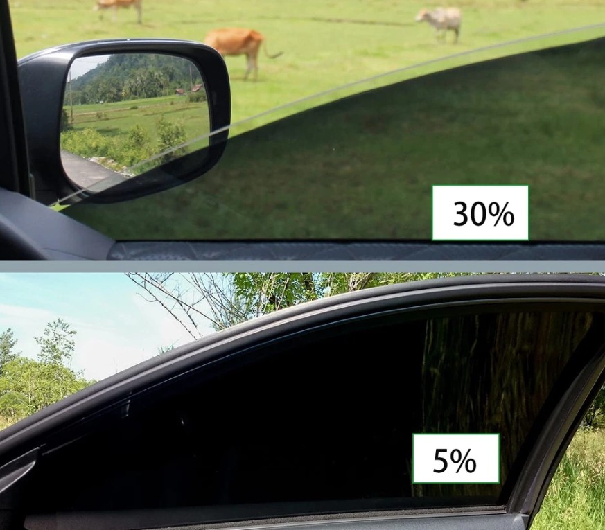 Phim Dán Cửa Kính Màu Đen Chống Tia UV, Cách Nhiệt Cho Xe Hơi & Không Gian Sống