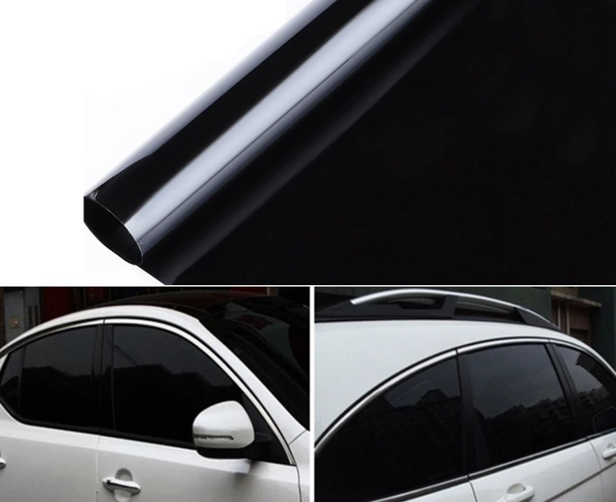 Phim Dán Cửa Kính Màu Đen Chống Tia UV, Cách Nhiệt Cho Xe Hơi & Không Gian Sống