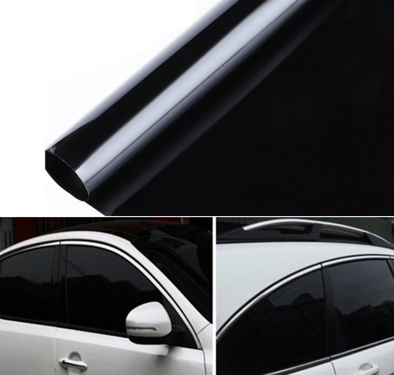 Phim Dán Cửa Kính Xe Màu Đen 50 x 300cm Chống Nắng, Chống Tia UV & Bảo Vệ Sự Riêng Tư