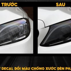 Phim Dán Đèn Xe Hơi Cao Cấp 3 Lớp, Decal Vinyl Đổi Màu Đèn Pha, Đèn Hậu Ô Tô & Xe Máy